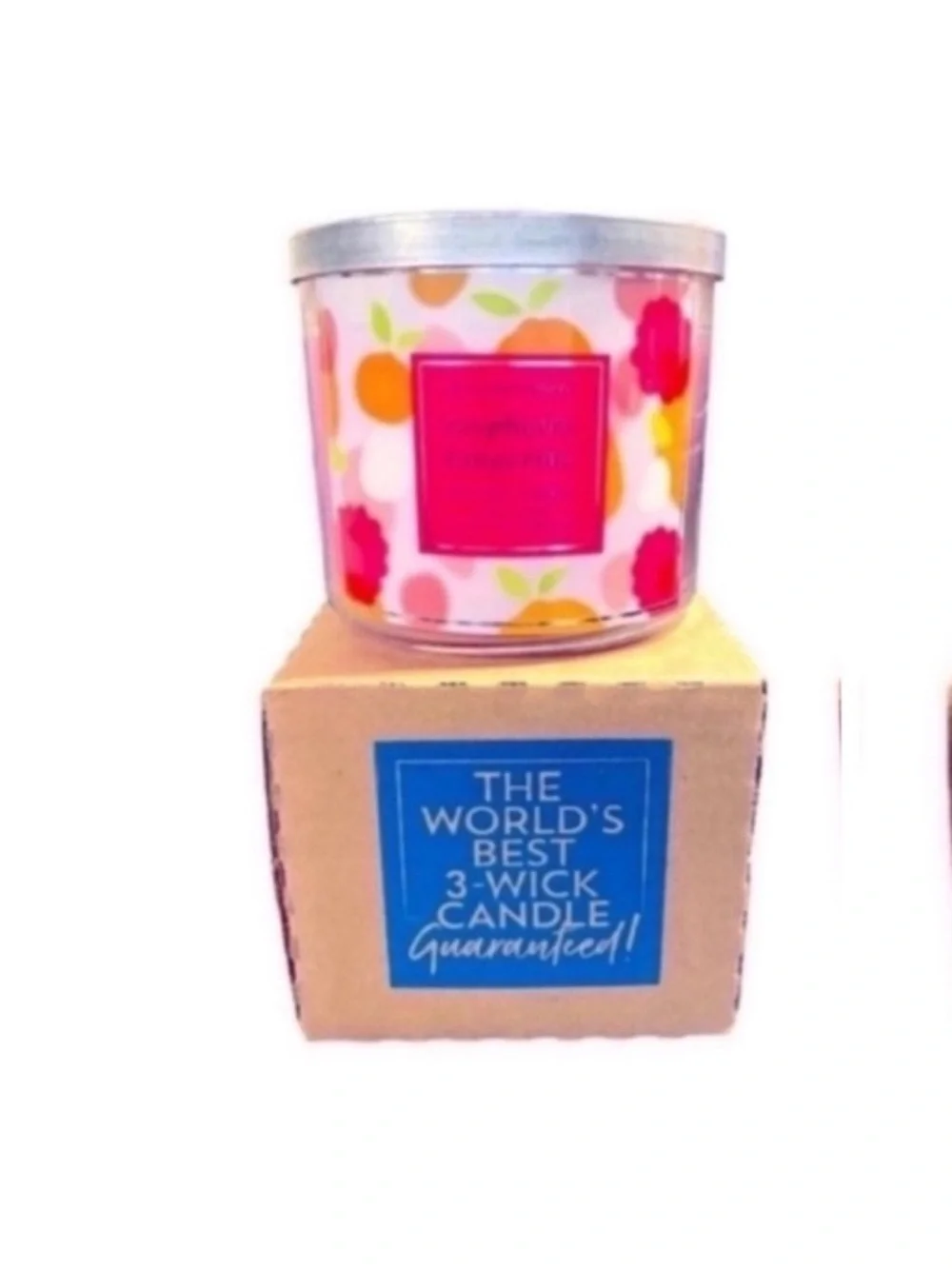 Raspberry Tangerine Candle - Picture 2 of 2